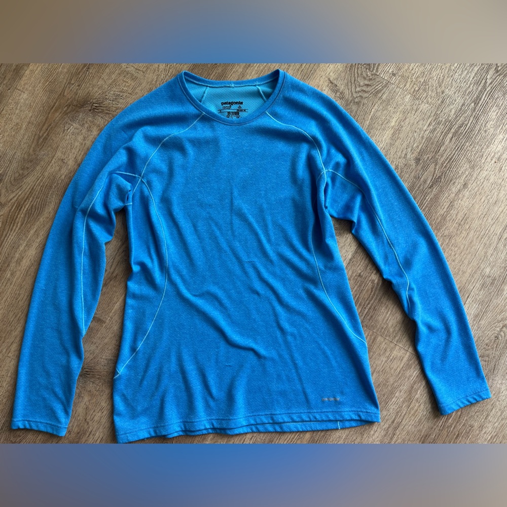 Patagonia Blue Long Sleeve Shirt